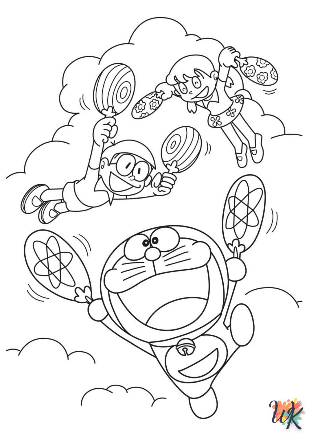 coloriage Doraemon  gratuit a imprimer