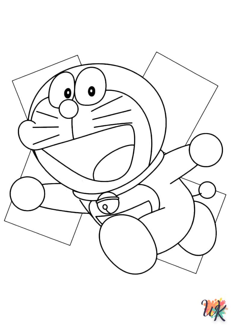 activité coloriage Doraemon  en ligne