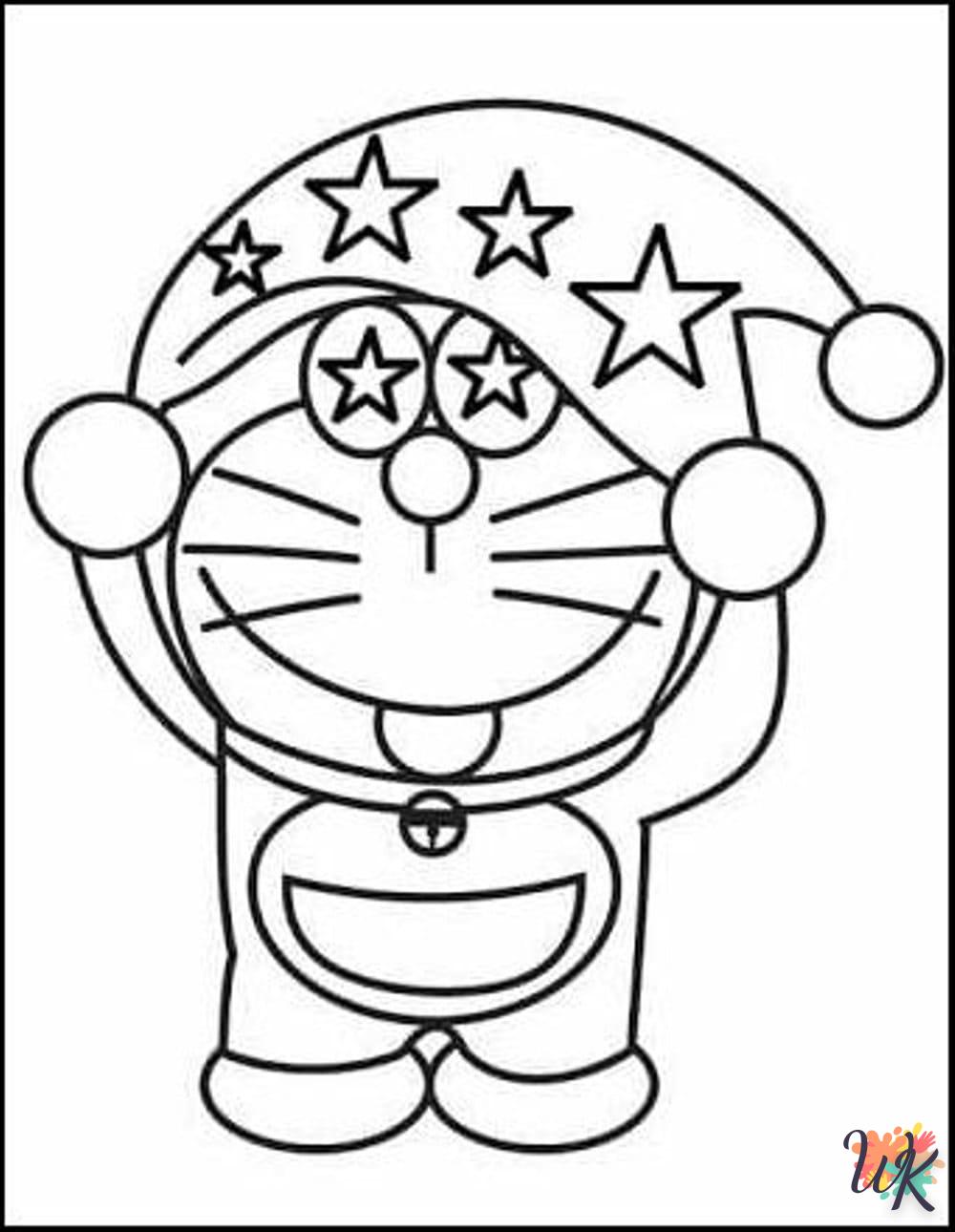 coloriage Doraemon  pour bebe a imprimer