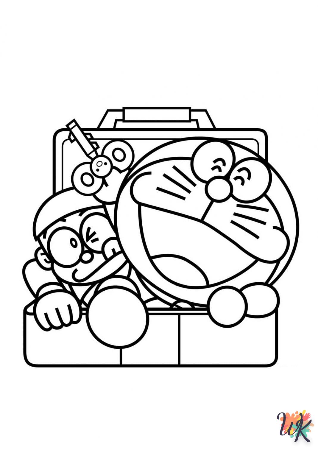 coloriage Doraemon  pour enfant a imprimer gratuit