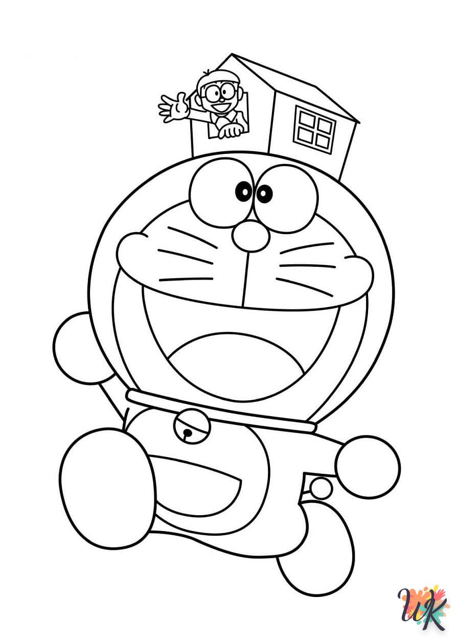 coloriage Doraemon  pour bebe a imprimer