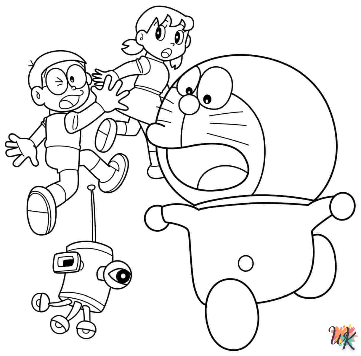 coloriage Doraemon  pour enfant de 8 ans