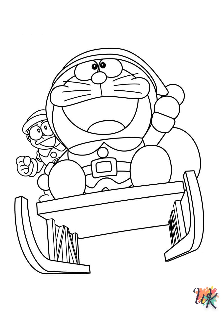 coloriage Doraemon  en ligne adulte gratuit