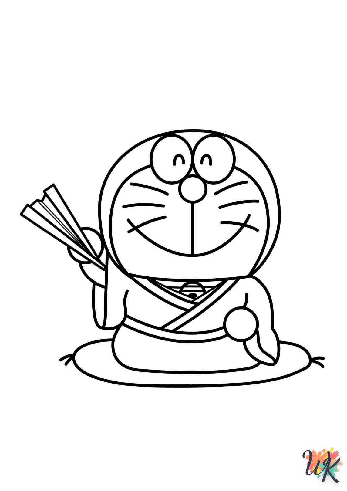 coloriage Doraemon  pour enfant de 10 ans