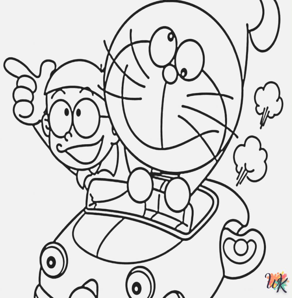 coloriage Doraemon  pour enfant de 5 ans