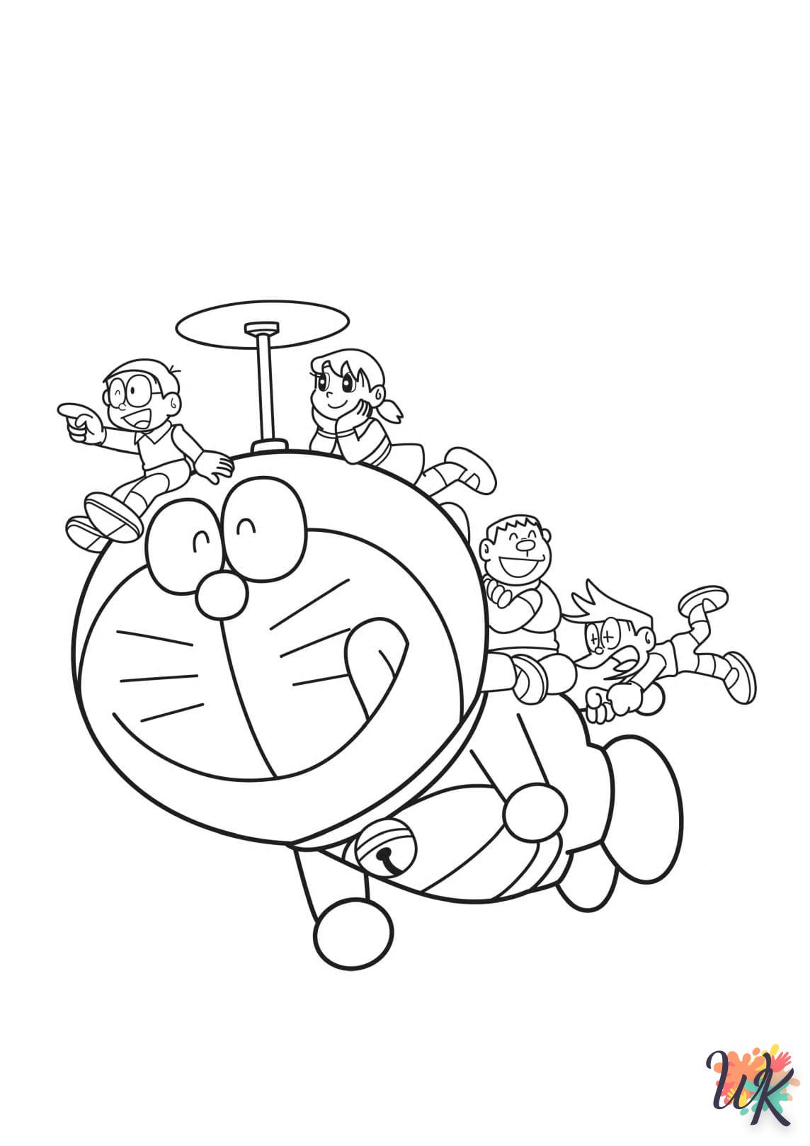 coloriage Doraemon  à imprimer pdf gratuit