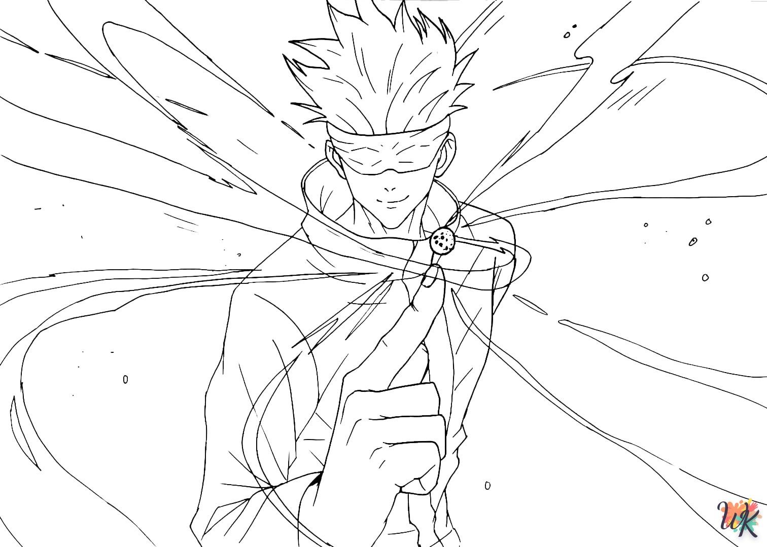 Coloriage Gojo Satoru à imprimer - Tout cela gratuitement