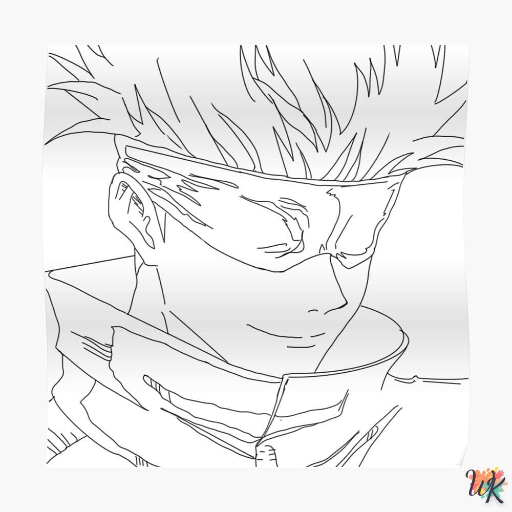 Coloriage Gojo Satoru Imprimer Tout Cela Gratuitement