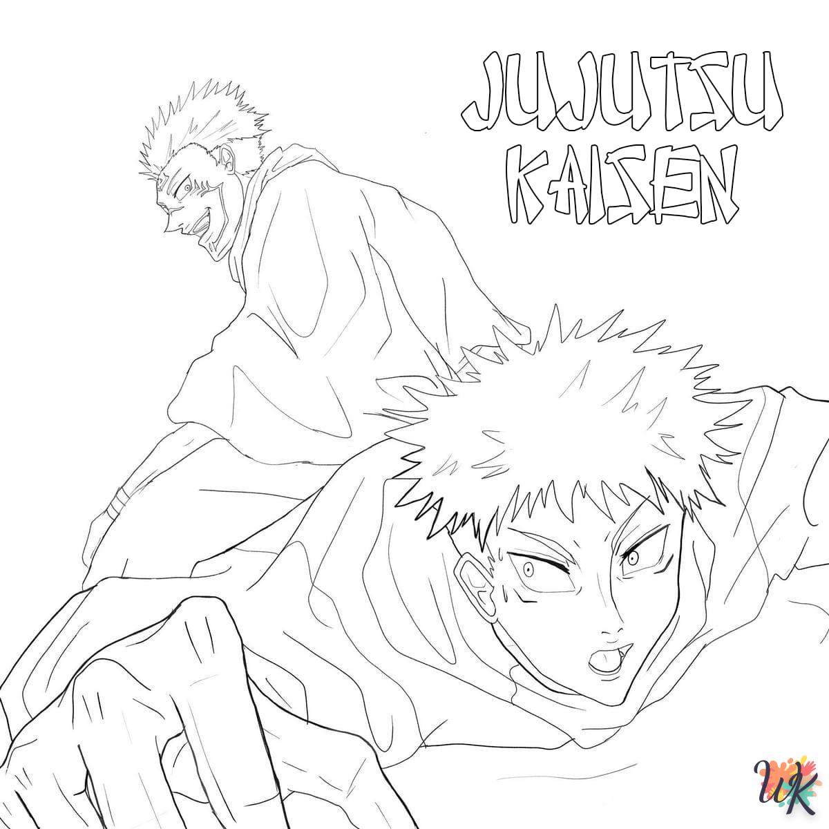 coloriage Jujutsu Kaisen  a dessiner en ligne