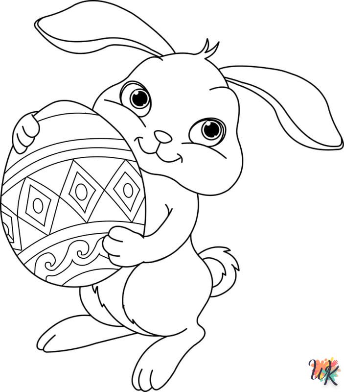 coloriage Lapin  pour enfant