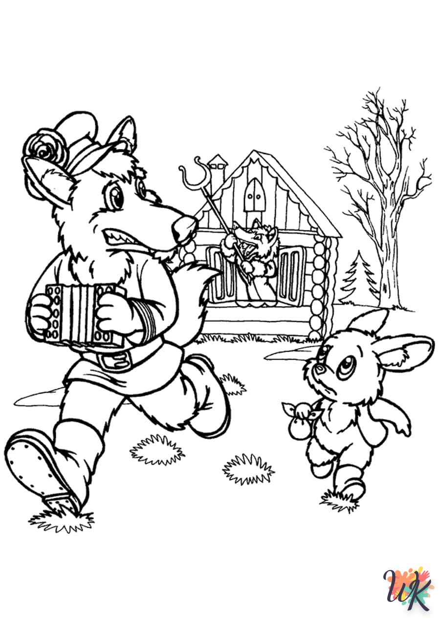 coloriage Lapin  à imprimer gratuit