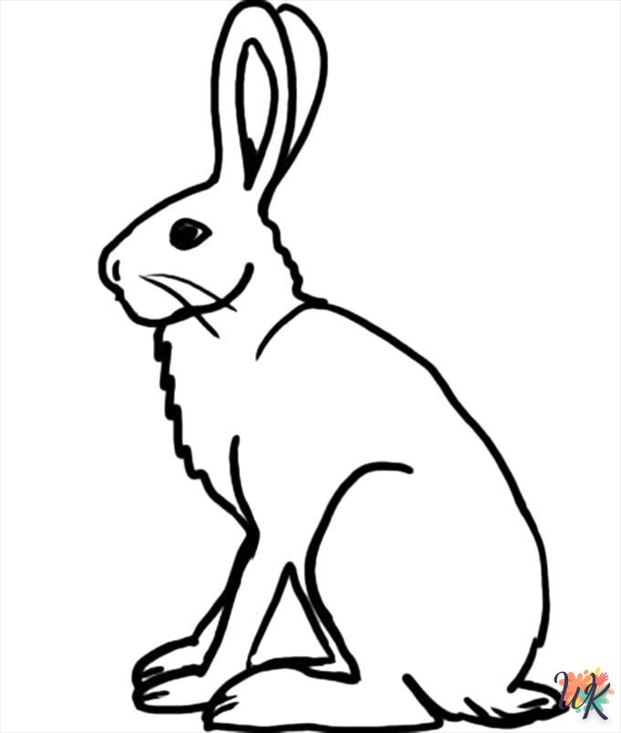 imprimer coloriage Lapin  gratuit