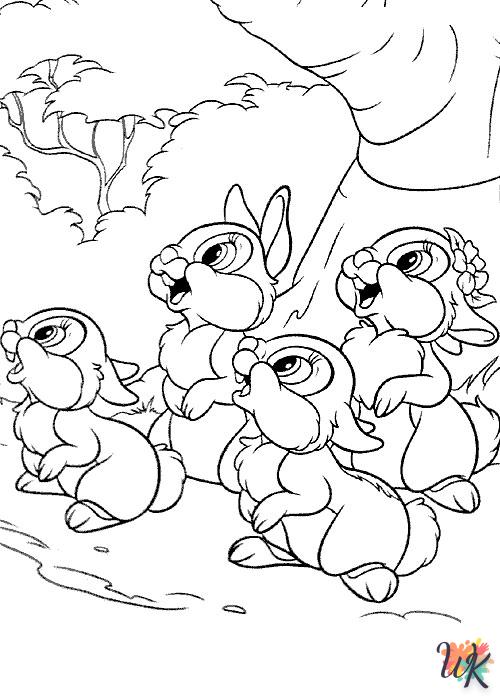 coloriage Lapin  en ligne pour enfant