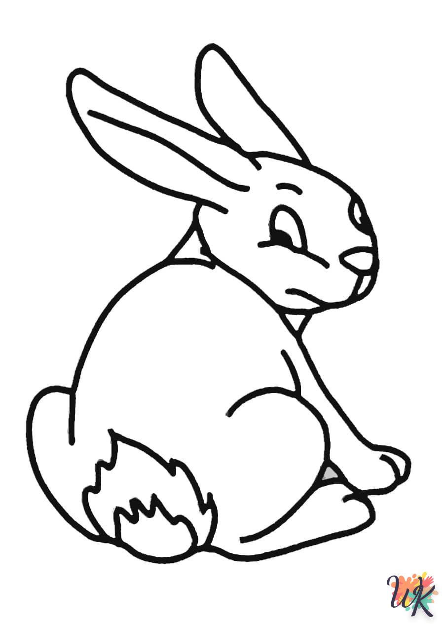 coloriage Lapin  en ligne maternelle