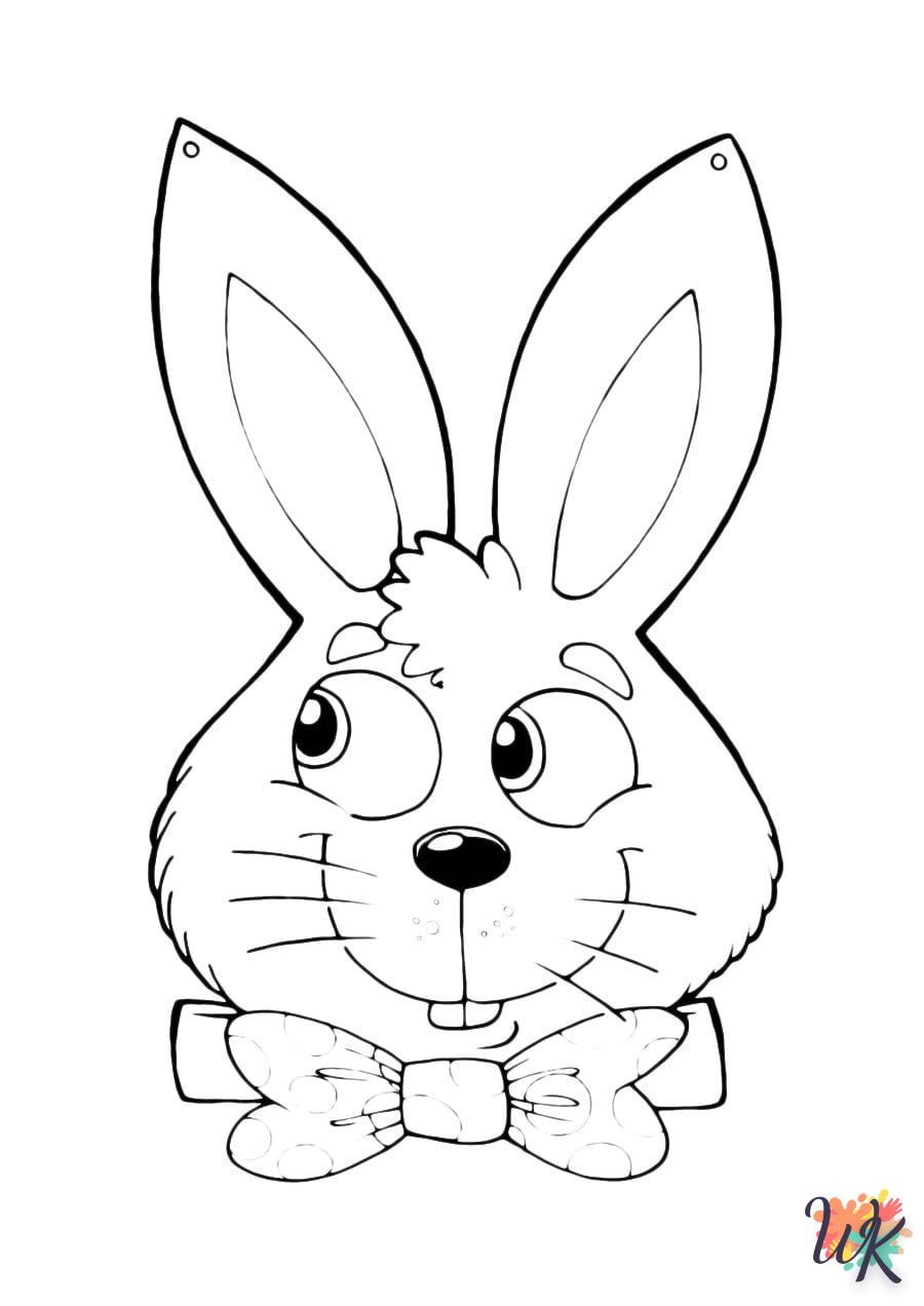 coloriage Lapin  à imprimer pdf gratuit