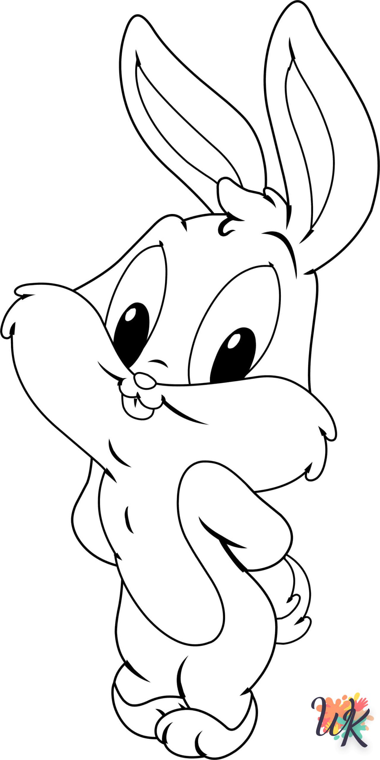 coloriage Lapin  a colorier en ligne gratuitement