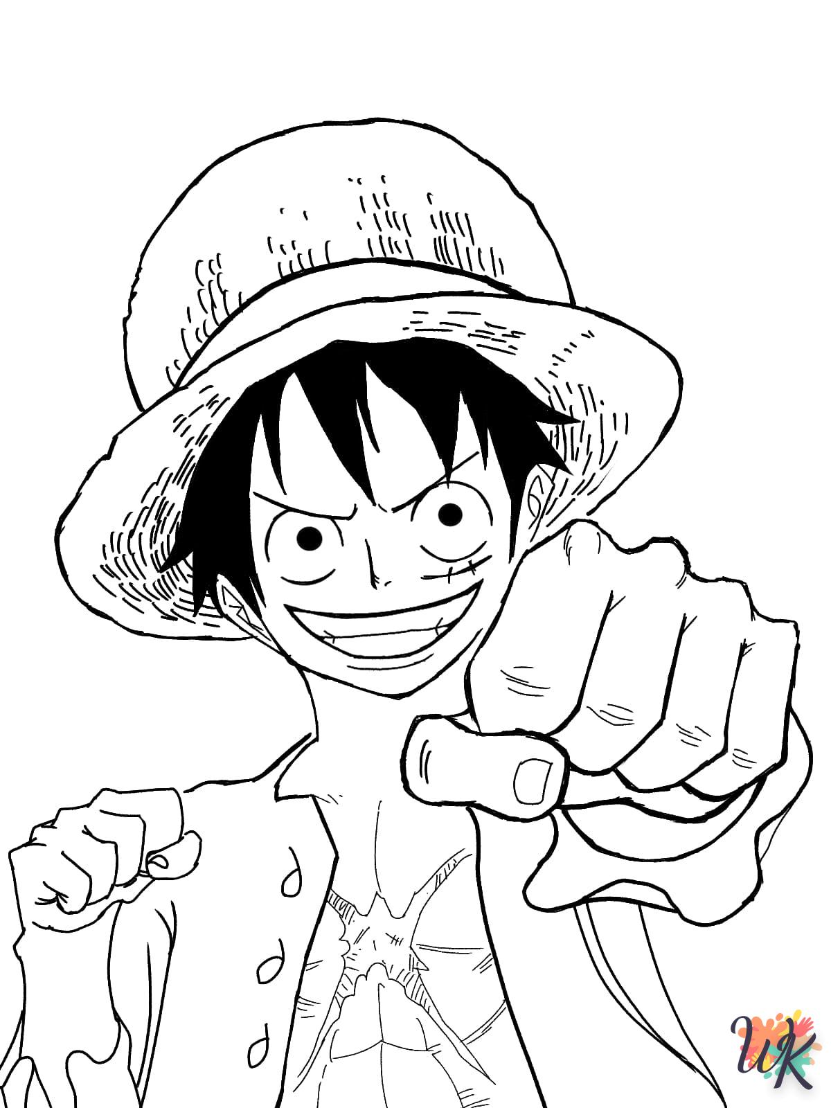 coloriage Luffy  sonic en ligne gratuit à imprimer