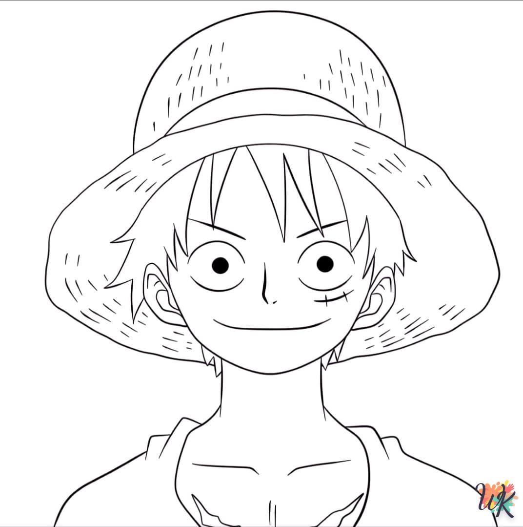coloriage Luffy  en ligne 8 ans