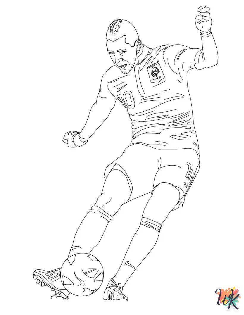 a imprimer coloriage Mbappe  gratuit