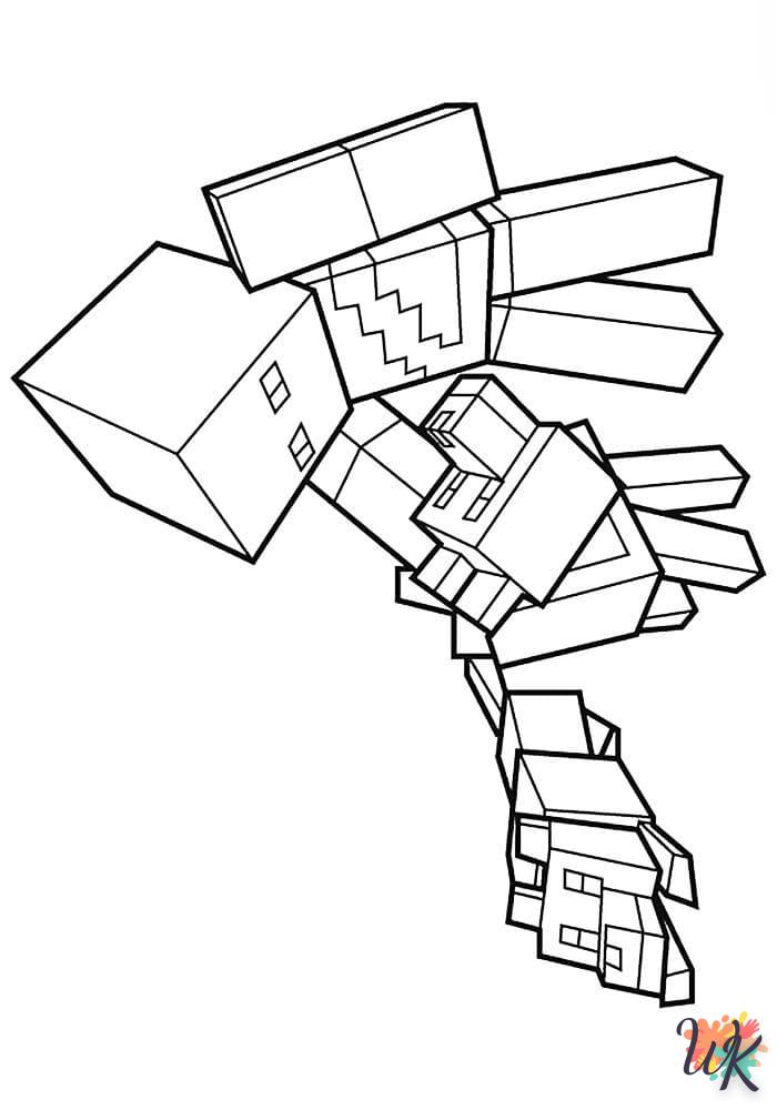 imprimer coloriage minecraft