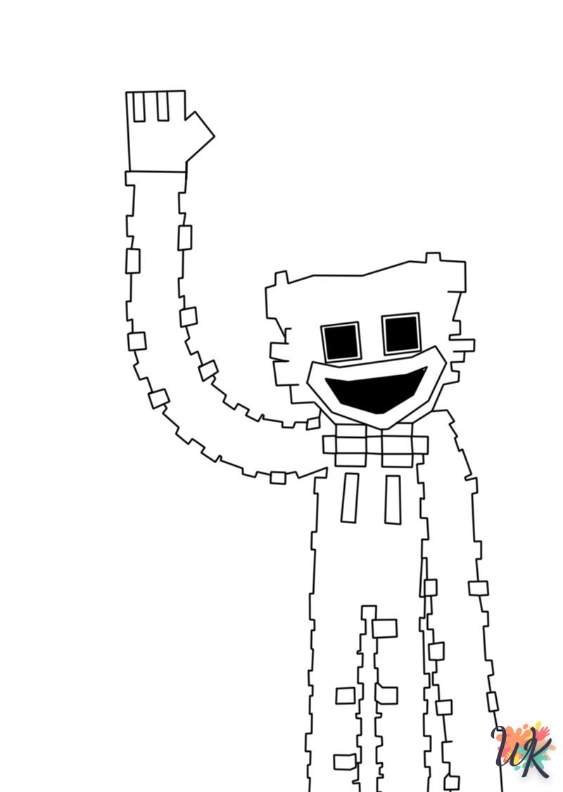 coloriage minecraft  pour bebe a imprimer