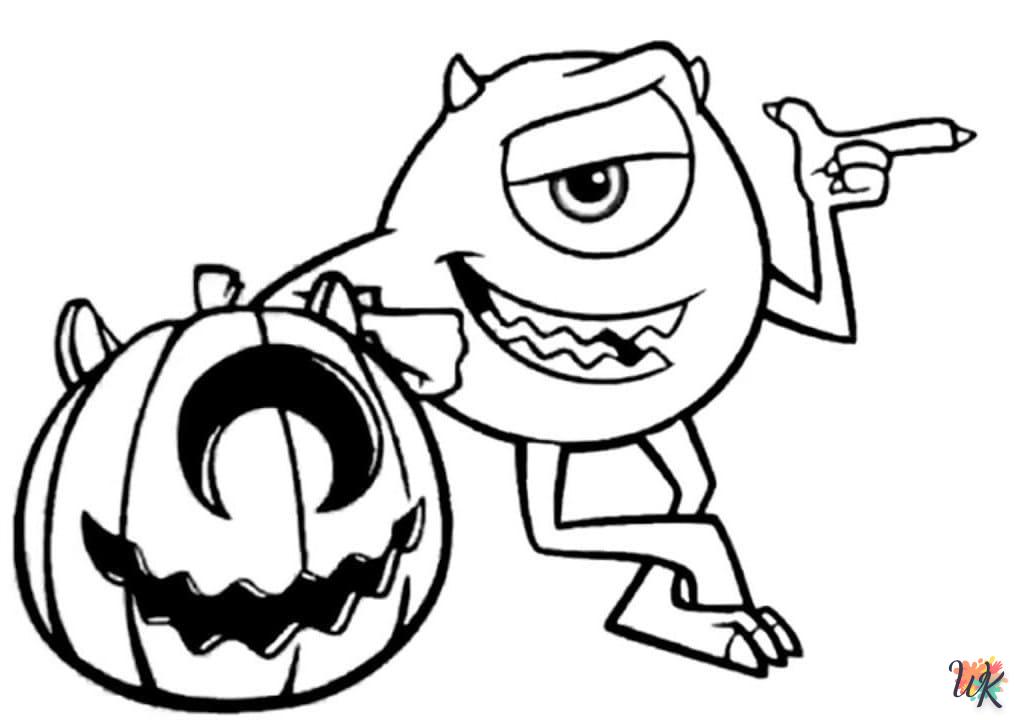 coloriage Monster Inc  pour enfant a imprimer gratuit