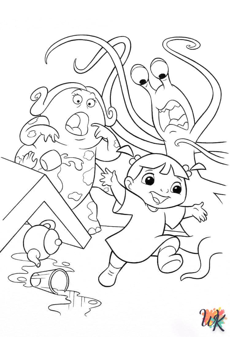 coloriage Monster Inc  a imprimer