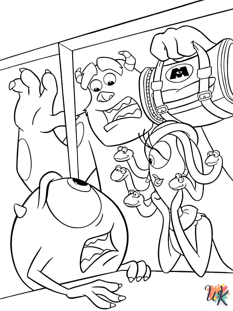 télécharger coloriage Monster Inc  gratuit