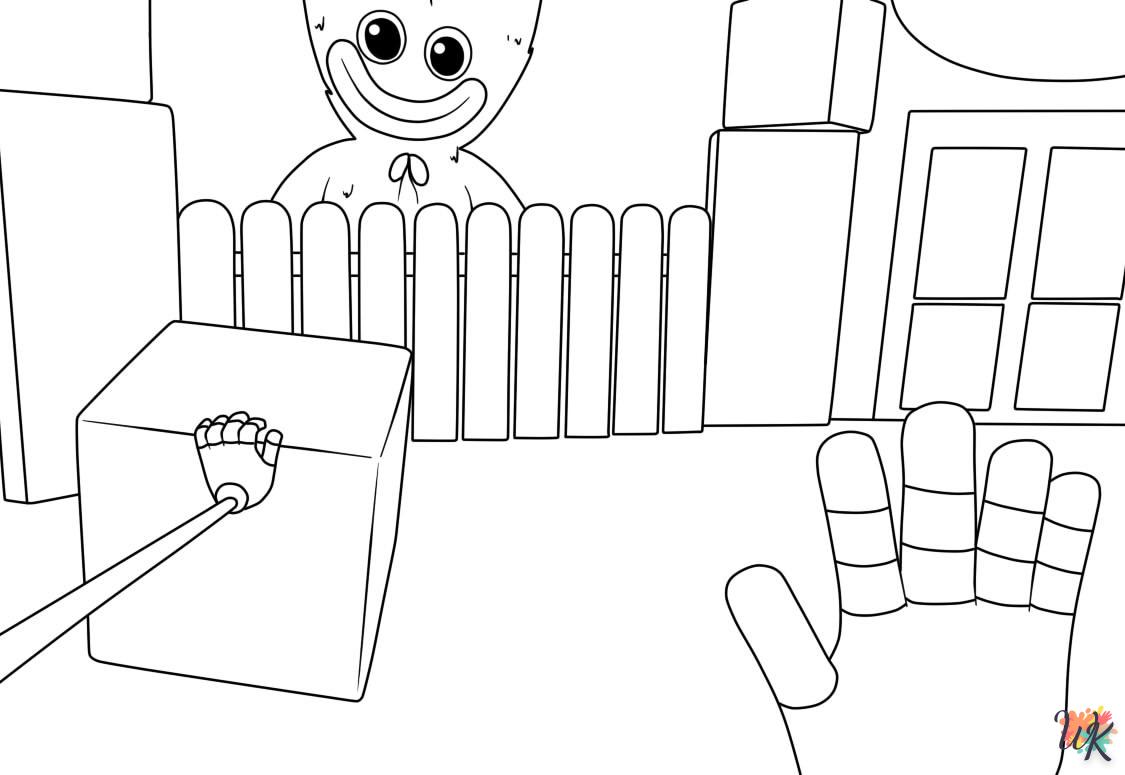 image pour coloriage Poppy Playtime  enfant