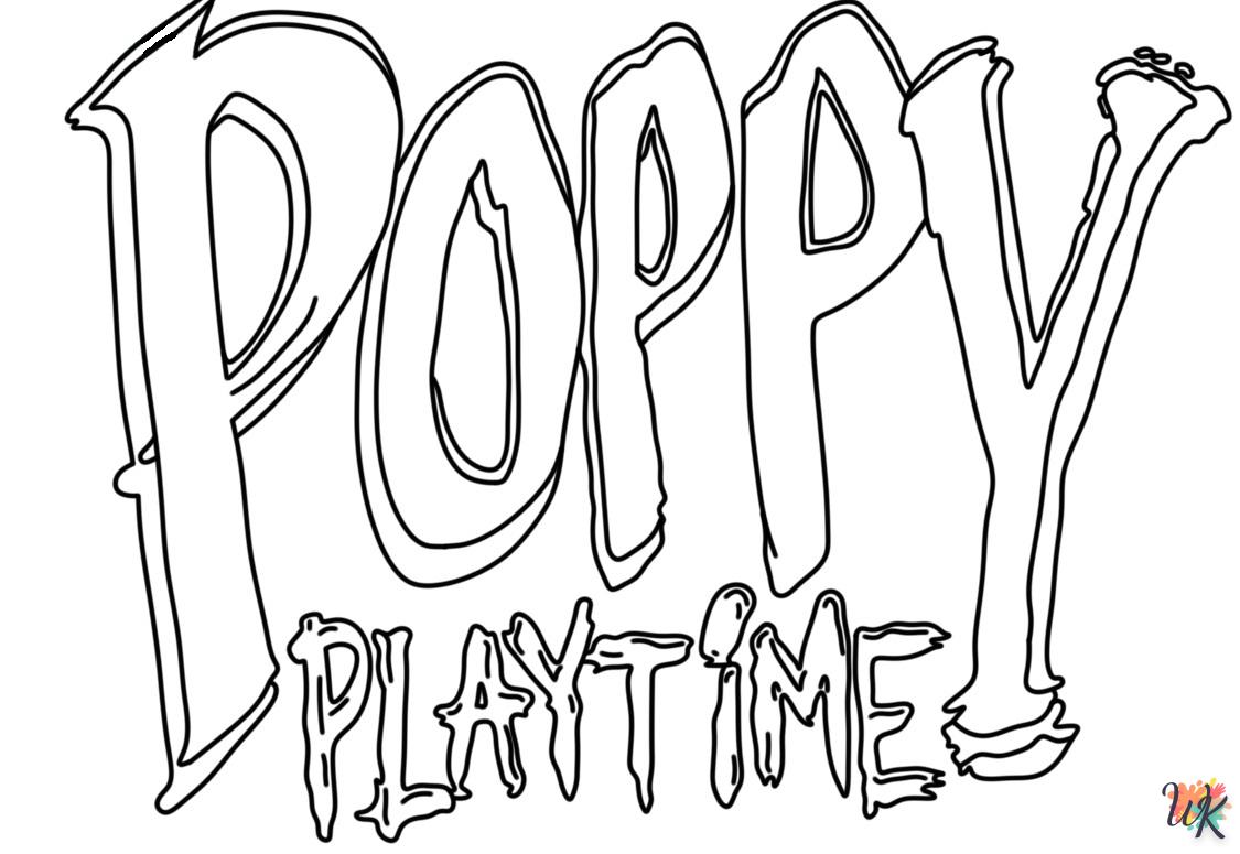 coloriage Poppy Playtime  a imprimer