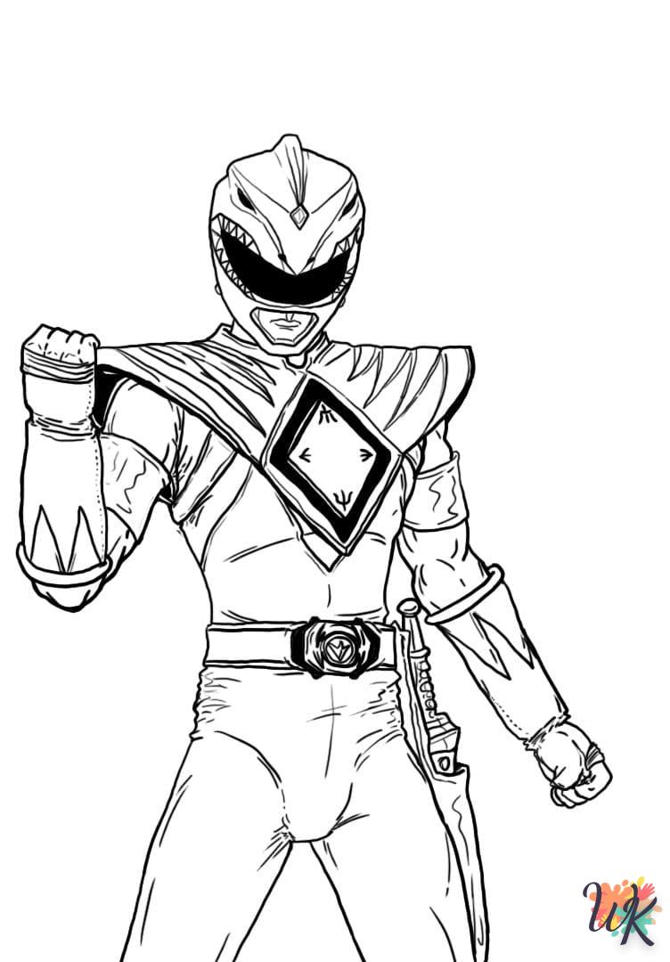 coloriage Power Rangers  à imprimer