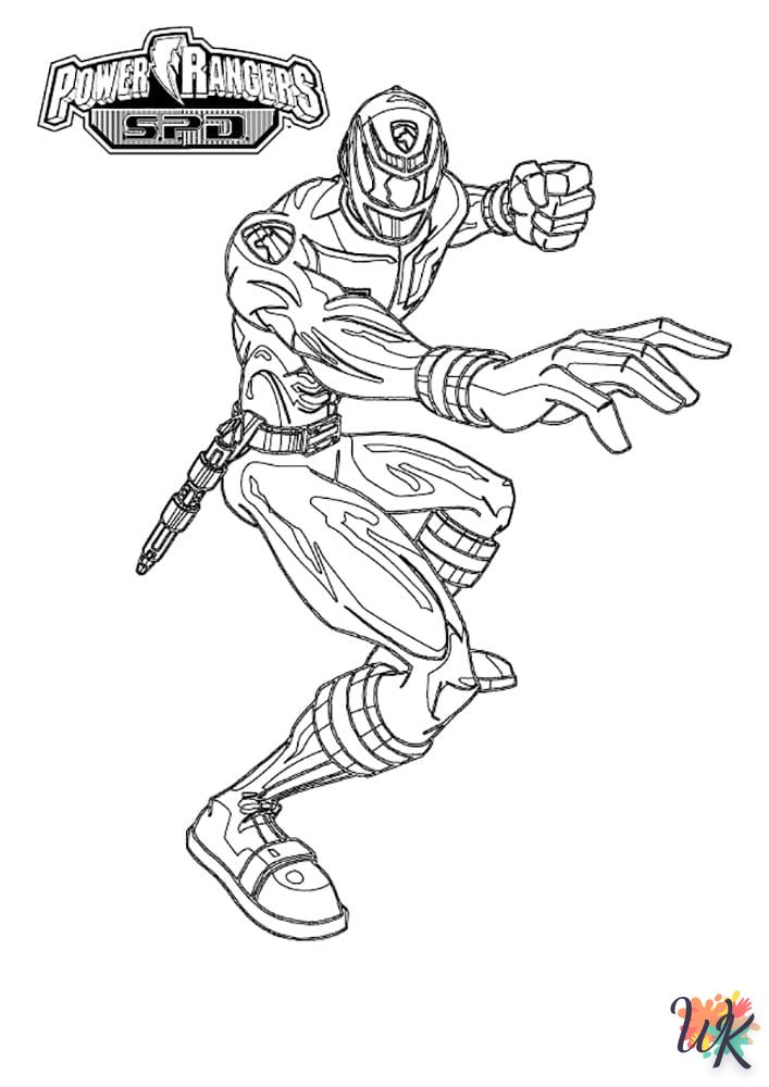 à imprimer coloriage Power Rangers