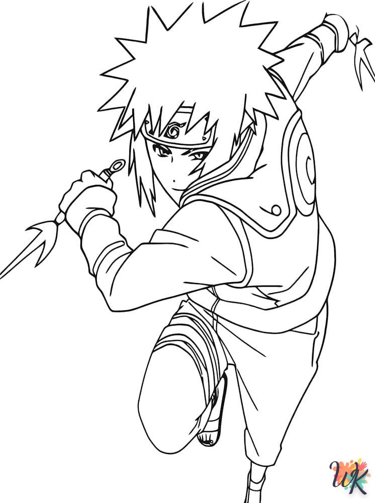 coloriage Sasuke  en ligne adulte gratuit