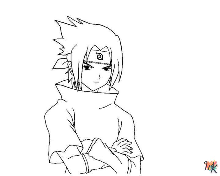 coloriage Sasuke  en ligne