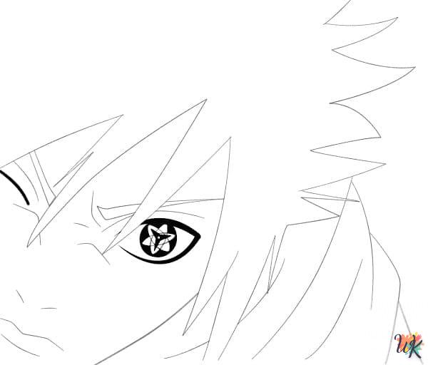 coloriage Sasuke  pour enfant de à imprimer