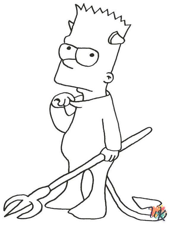 coloriage Simpson  a imprimer gratuitement