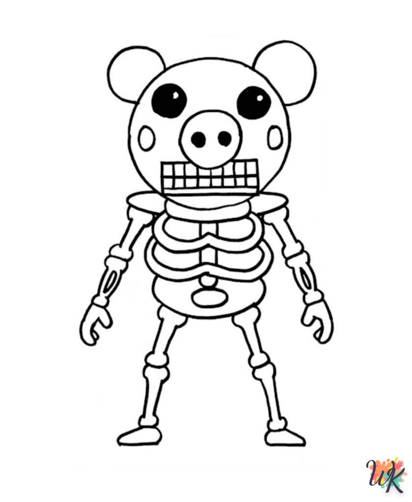 coloriage Squelette  en ligne