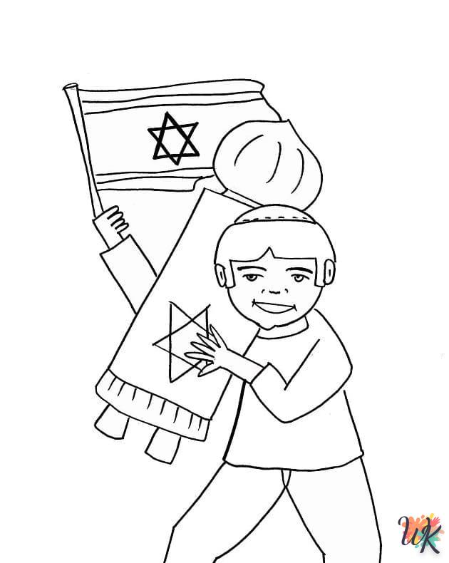 coloriage Sukkot  à numéro adulte en ligne gratuit