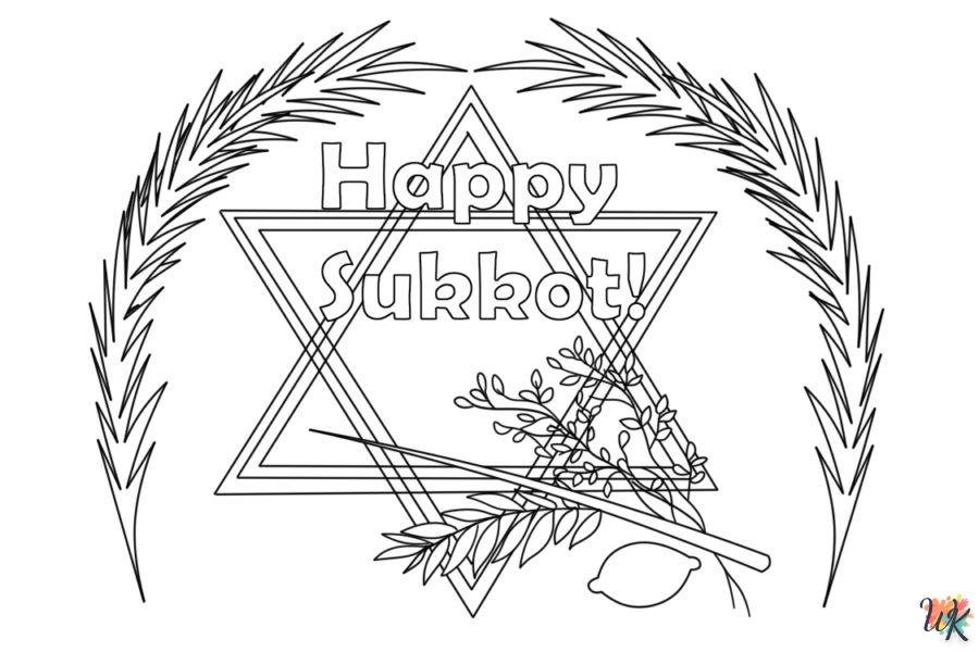 coloriage Sukkot  en ligne gratuit pour 12 ans