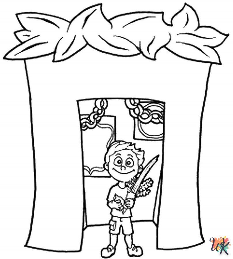 coloriage Sukkot  à imprimer gratuitement