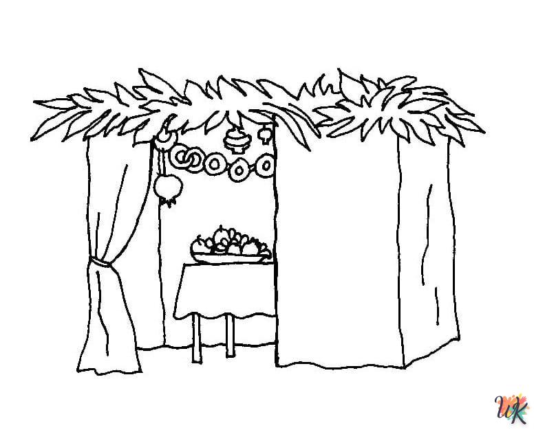 coloriage Sukkot  sonic en ligne gratuit à imprimer