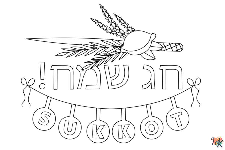 coloriage Sukkot  a dessiner et imprimer