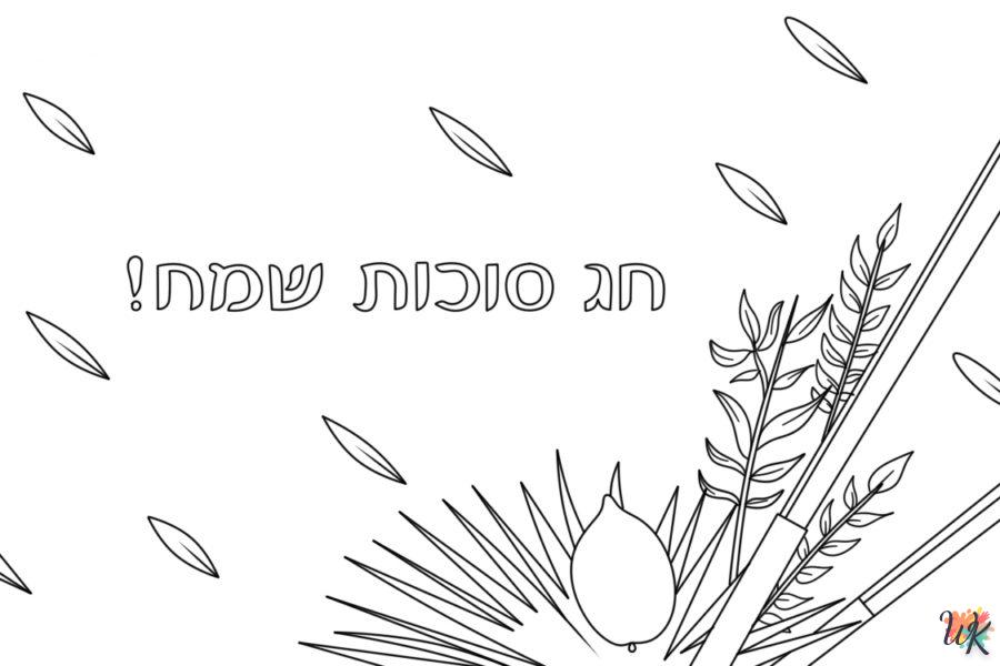 coloriage Sukkot  et dessins