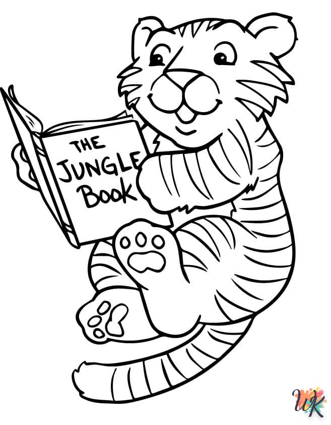 coloriage Tigre  a imprimer enfant 6 ans