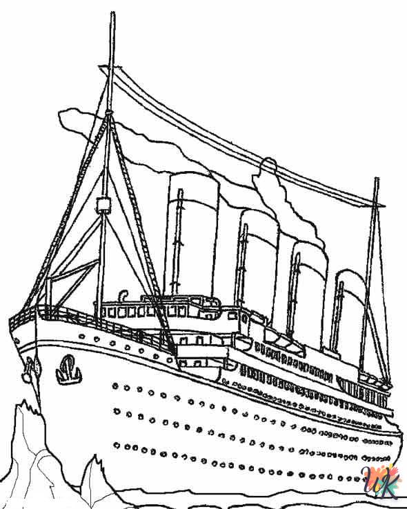 coloriage Titanic  en ligne adulte gratuit
