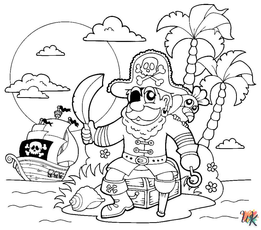 coloriage Pirates  en ligne avengers gratuit