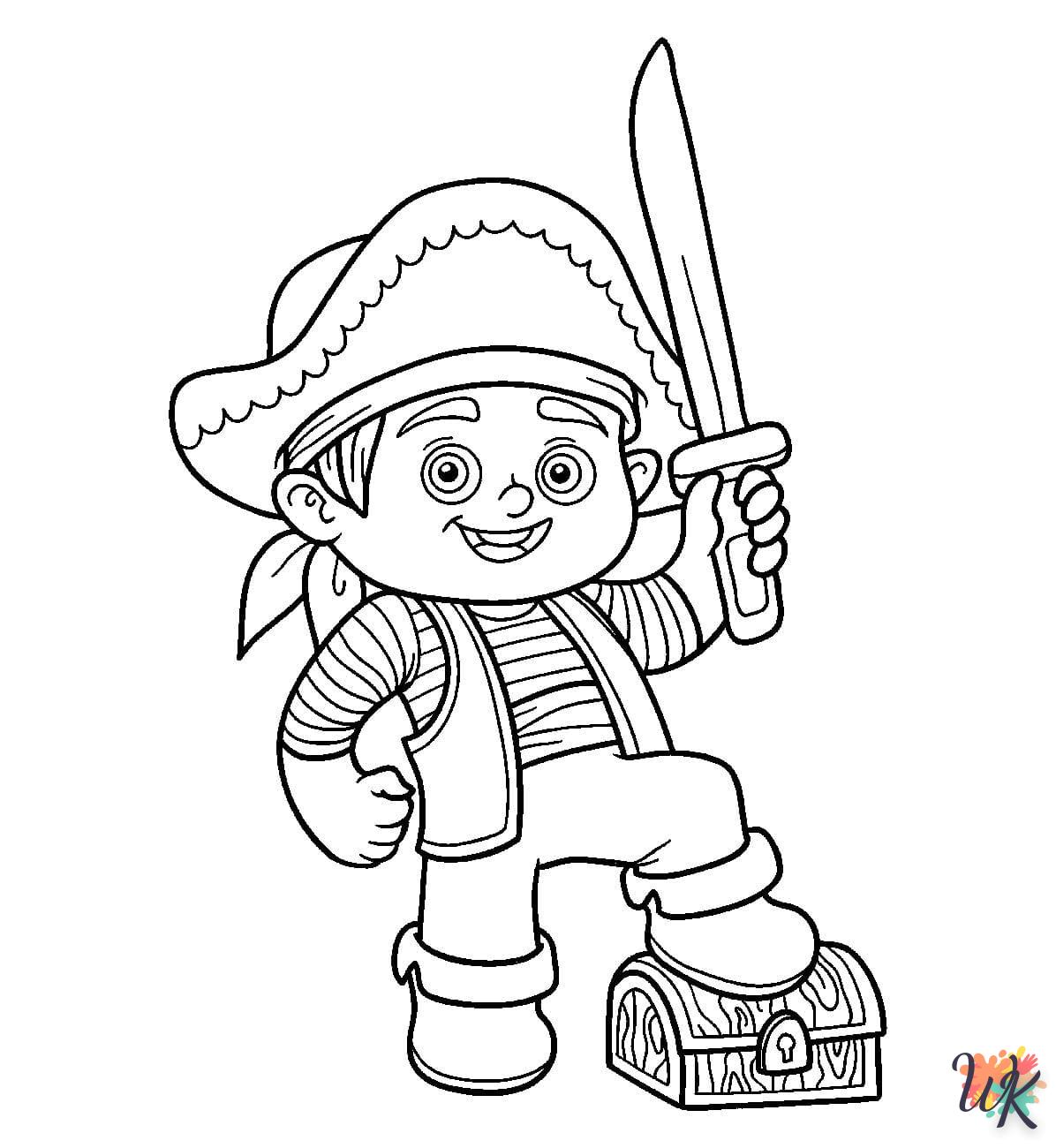 coloriage Pirates  a dessiner en ligne