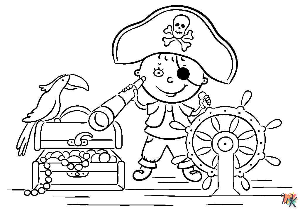 coloriage Pirates  en ligne gratuit pour 12 ans