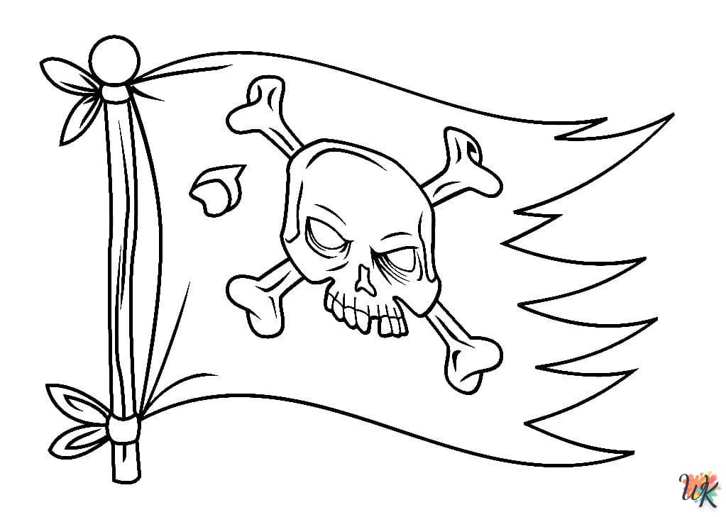 coloriage Pirates  pour enfant de à imprimer