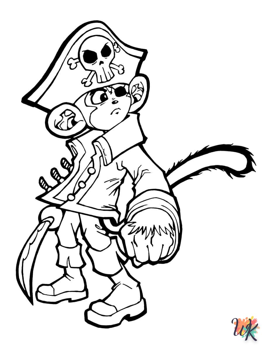 coloriage Pirates  et dessin a imprimer